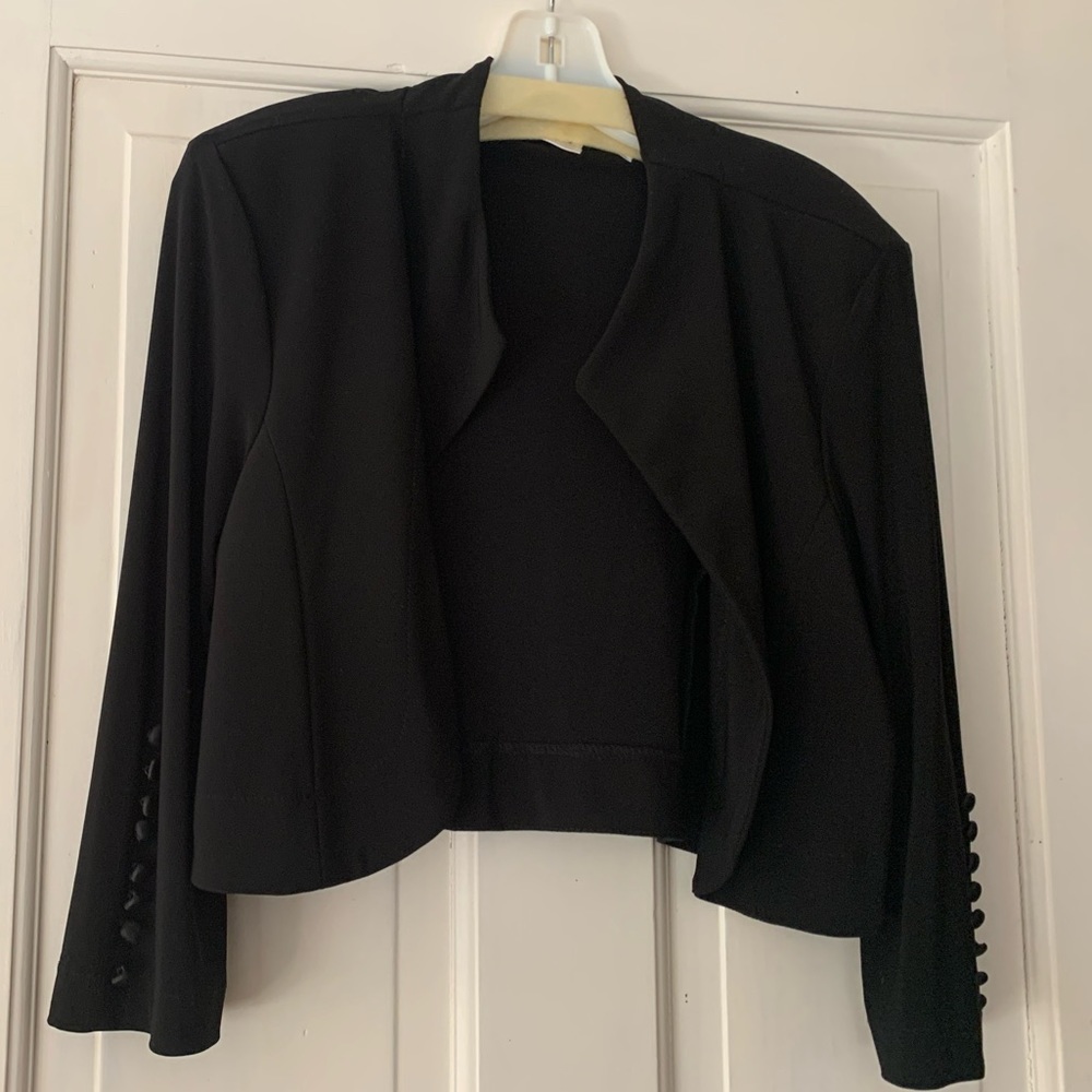 Beautiful crop jacket for holiday or special occasions